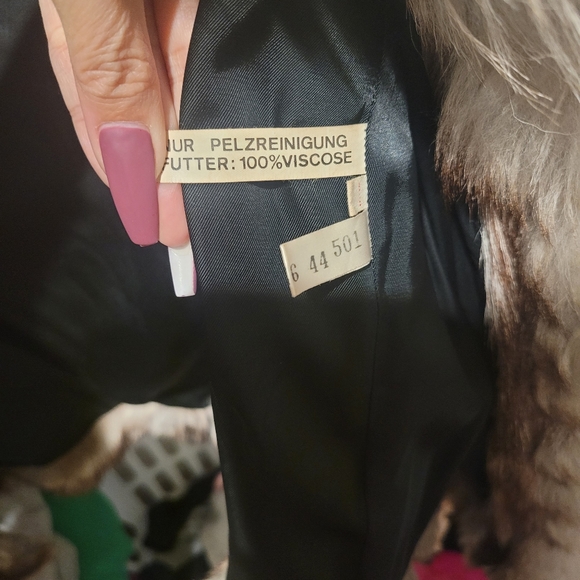 Real Fox Fur Coat oversized  🐺 Large Size - Picture 3 of 8